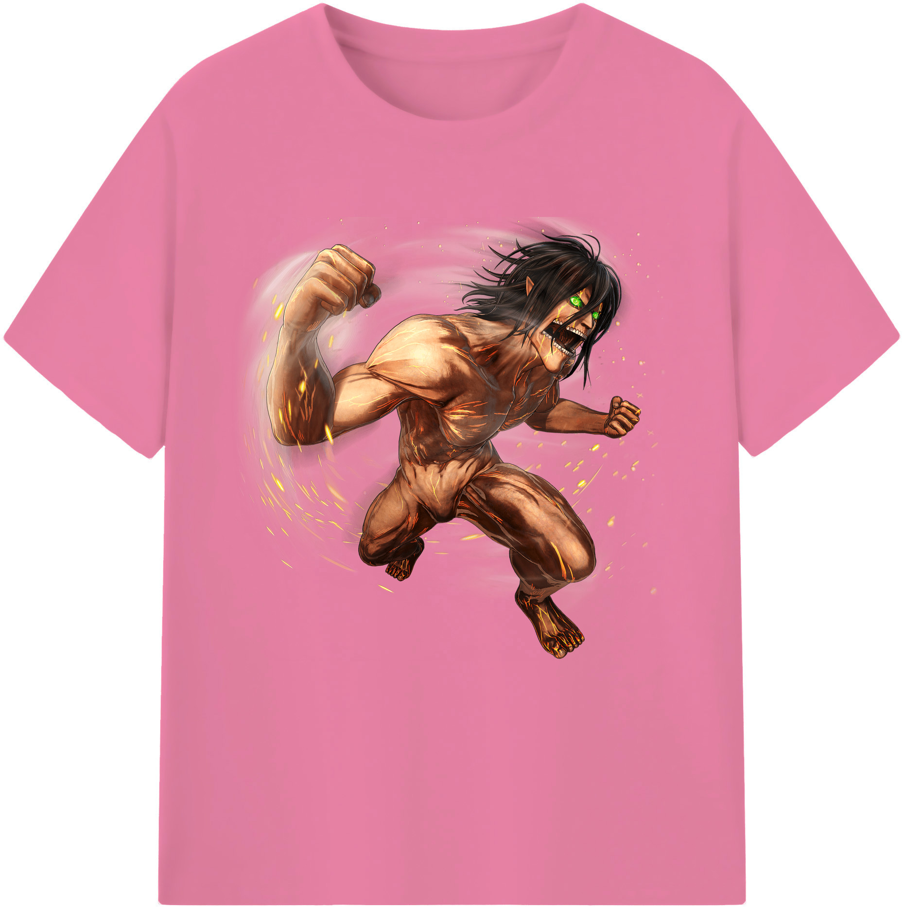（画像用） 進撃の巨人 Attack on Titan 綿100％半袖Tシャツ（フロントプリント）